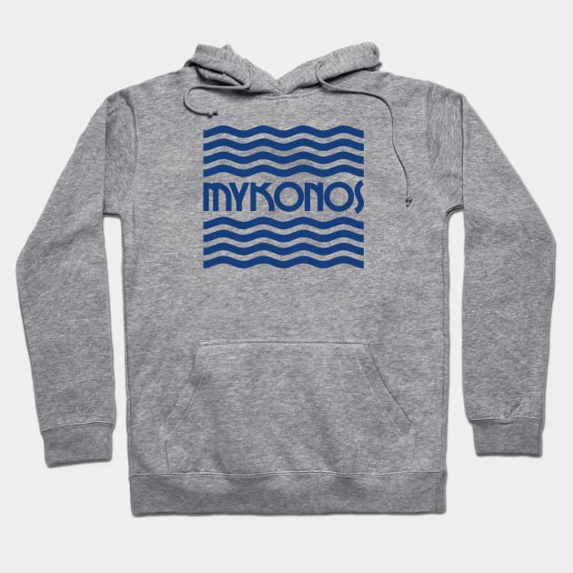 Mykonos, Greece Hoodie by Belcordi